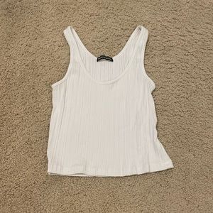 Brandy Melville Basic White Tank